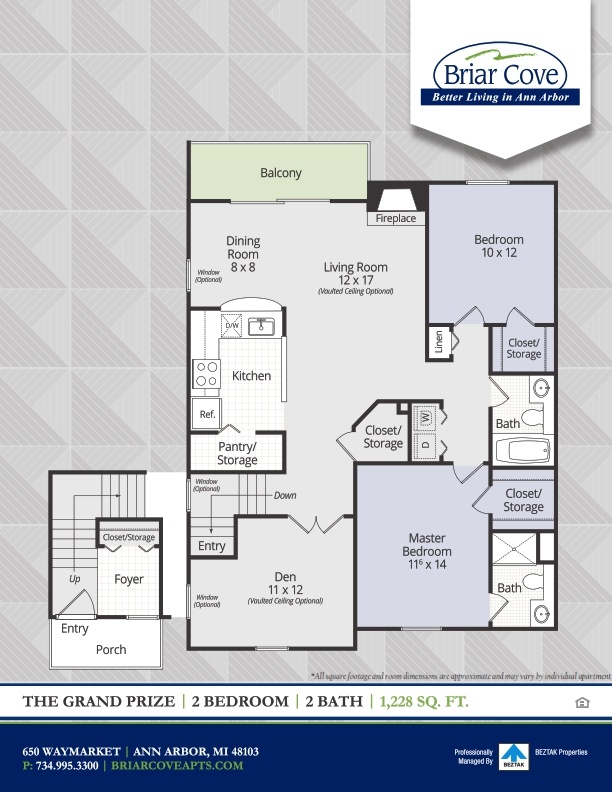 Grand Prize floor plan